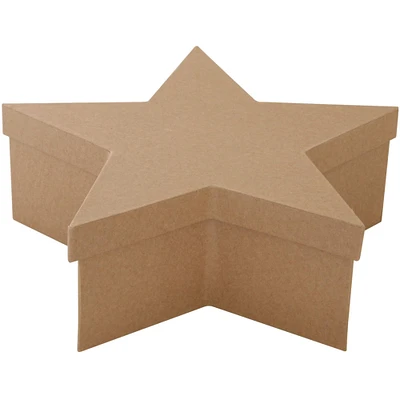 Papier Mache 11.7" Paper Mache Star Box