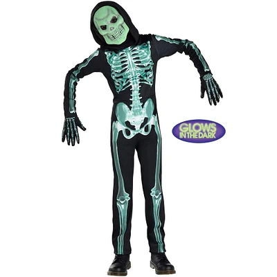 Glow in the Dark Skeleton Youth Costume