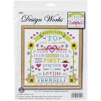 Design Works™ Advice On Love Cross Stitch Kit