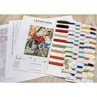 Letistitch Geisha Song Counted Cross Stitch Kit