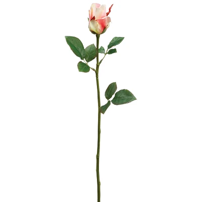 Pink & Cream Rose Bud Spray