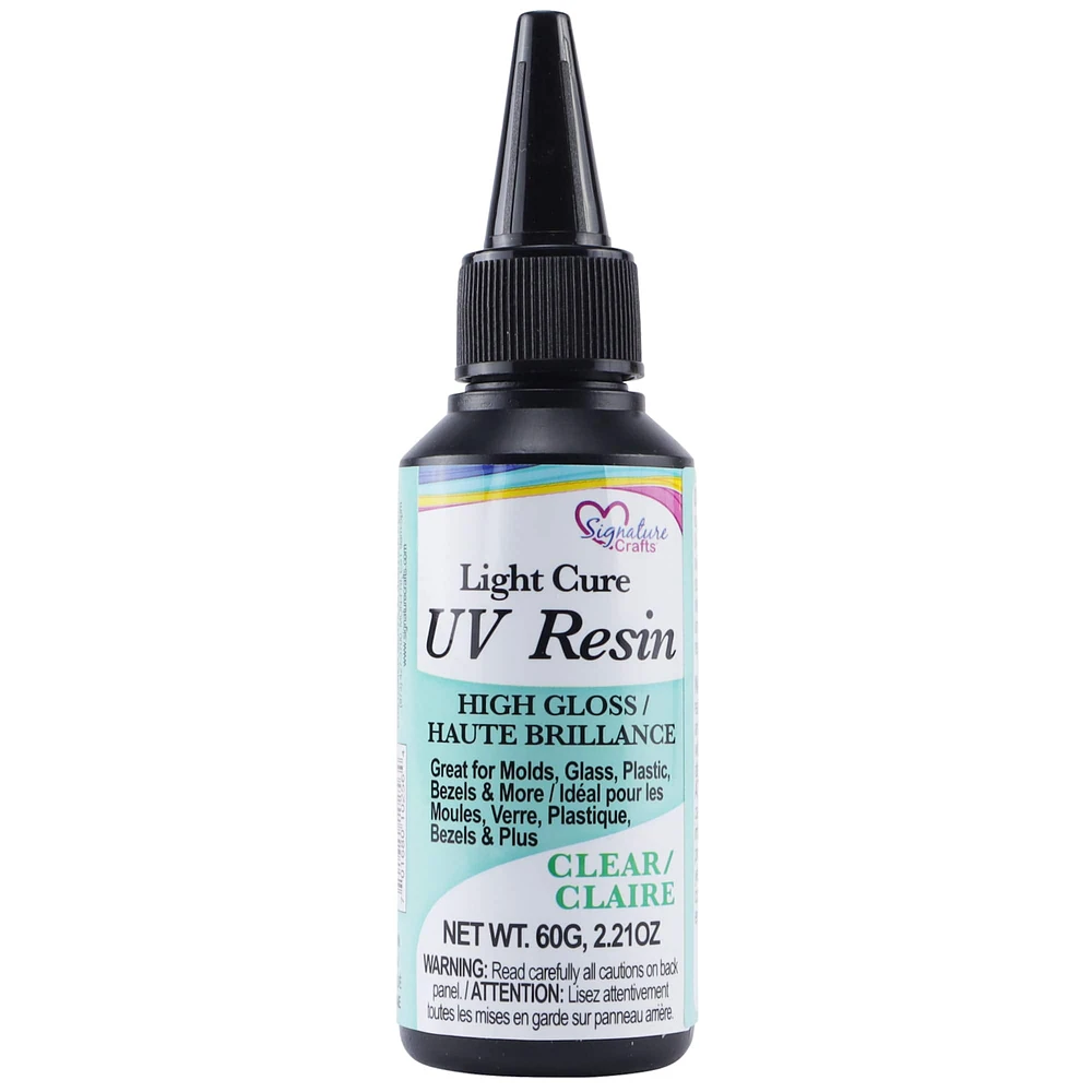 Signature Crafts™ Light Cure UV Resin, 2.21oz.