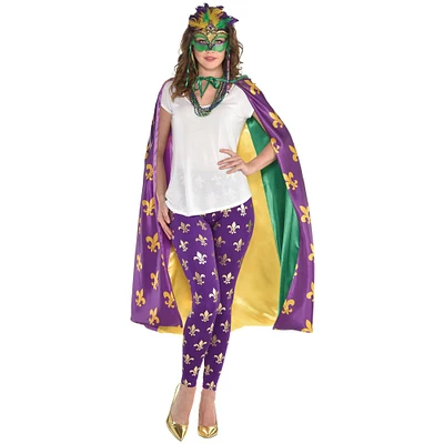 Mardi Gras Deluxe Cape