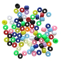 1lb. Multicolor Pony Beads by Creatology™, 6mm x 9mm