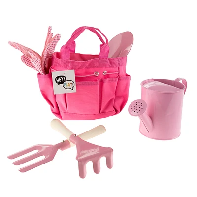 Toy Time Kid’s Garden Tool Set With Canvas Tote