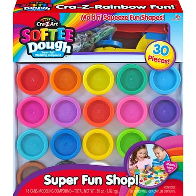 Cra-Z-Art® Softee Dough 30 Piece Super Rainbow Color Pack