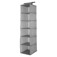 Simplify Heather Gray 6 Shelf Closet Organizer