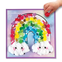 6 Pack: Creativity for Kids® Rainbow Sticky Wall Art Kit