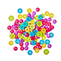 12 Packs: 120 ct. (1,440 total) Favorite Findings™ Neon Fun Buttons 