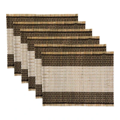 DII® Urban Oasis Reed Placemat Set, 6ct.