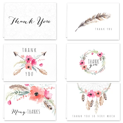 Hortense B. Hewitt Co. Bohemian Thank You Notes