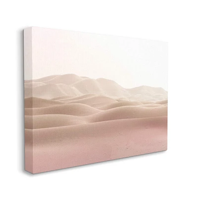 Stupell Industries Desert Sand Dunes Landscape Beige White Sky Canvas Wall Art