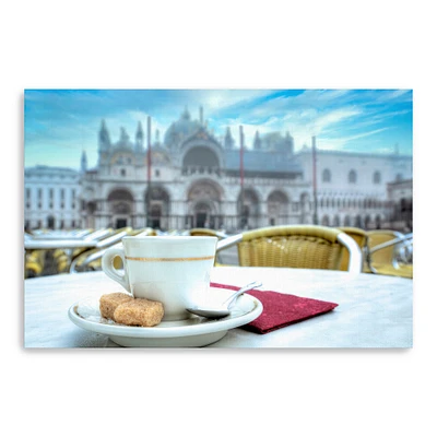 Lumaprints Caffe Piazza San Marco No.1 Canvas Wall Art