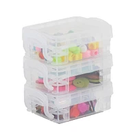 Clear Bitty Boxes by Simply Tidy™, 3ct.