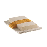 Fabriano 4.5" x 6.75" Medioevalis White Cards & Envelopes, 20ct.