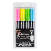 6 Packs: 4 ct. (24 total) Marvy® Uchida Bistro Neon Chisel Tip Chalk Marker Set