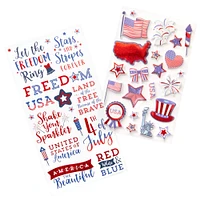 12 Pack: Americana Sticker Pack by Recollections™