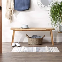 DII® Shabby Chic Textured Hand-Loomed Shag Rug