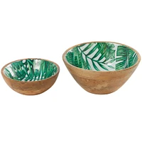 Mango Wood Handmade Nesting Decorative Bowl Set