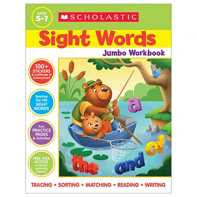 Scholastic Teaching Resources Scholastic Sight Words Jumbo Workbook