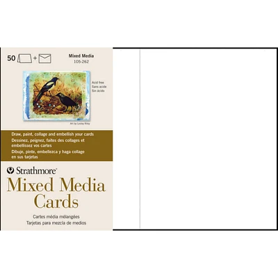 Strathmore® Mixed Media Cards & Envelopes, 5" x 6.875"