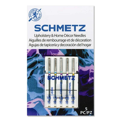 10 Packs: 5 ct. (50 total) Schmetz Upholstery & Home Décor Needles