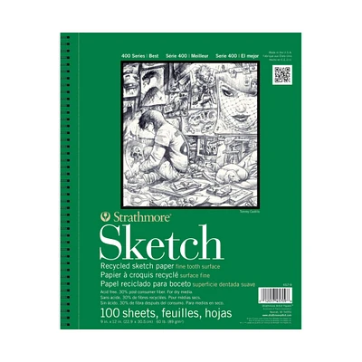 Strathmore® 400 Series Recycled Sketch Paper Pad