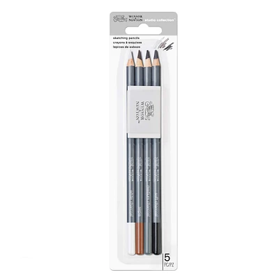6 Pack: Winsor & Newton™ Studio Collection™ Sketching Pencil Set with Eraser