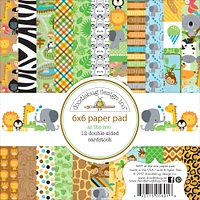 Doodlebug Design Inc.™ At The Zoo Paper Pad, 6" x 6"