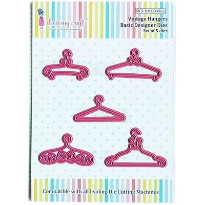 Dress My Craft® Vintage Hangers Basic Designer Dies