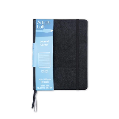 8 Pack: Black Hardcover Lined Journal by Artist's Loft™