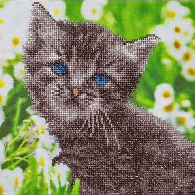 Diamond Art Intermediate Kitten Kit