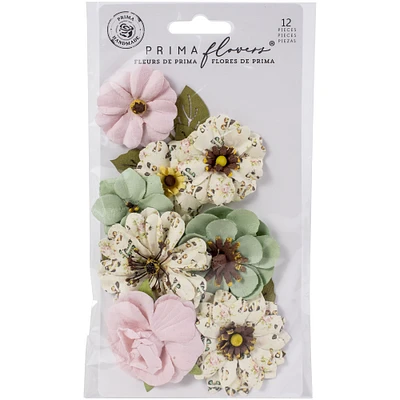 Prima® My Sweet Collection Sewn Together Mulberry Paper Flowers