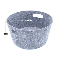 Welaxy 15" Felt Round Basket