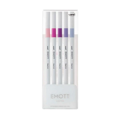 Emott Fineliner 5 Color Pen Set #7