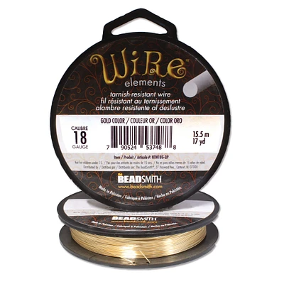 The Beadsmith® Wire™ Elements Tarnish-Resistant Wire