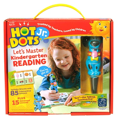 Educational Insights Hot Dots Jr. Let's Master Kindergarten Reading Set with Ace Pen