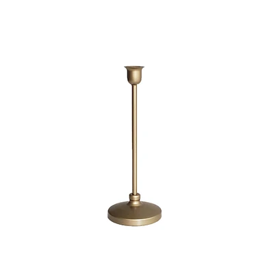 12 Pack: 9.4" Gold Metal Candle Holder by Ashland®