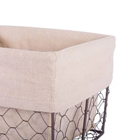 DII® Natural Lining Chicken Wire Basket Set