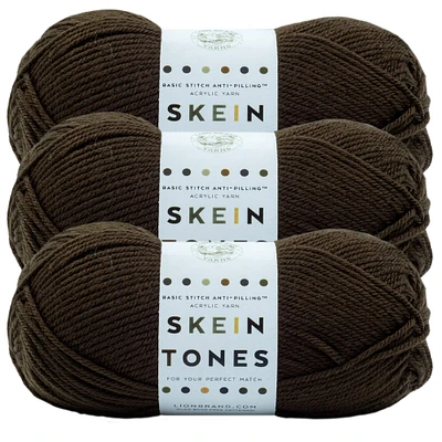 3 Pack Lion Brand® Basic Stitch Anti Pilling™ Skein Tones Yarn