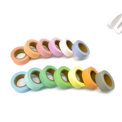 Solid Pastel Crafting Washi Tape Set by Recollections™