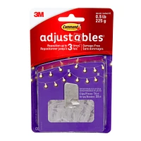 Command™ Adjustables™ Mini Light Clips, Clear