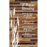 A House Blessing Plaque with Easel