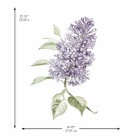 RoomMates Lilac Peel & Stick Giant Wall Decals