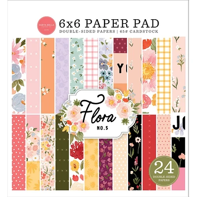 Carta Bella Double-Sided Paper Pad 6" x 6" 24 ct. Flora No. 5