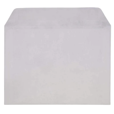 JAM Paper 9" x 12" White Tyvek Peel & Seal Closure Envelopes, 500ct.