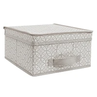 Simplify Gray Boho Storage Box