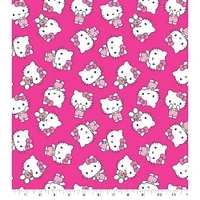 Hello Kitty Pink Cotton Fabric