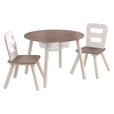 KidKraft Round Storage Table & 2 Chair Set