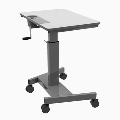 Luxor Student Sit Stand Desk with Crank Handle